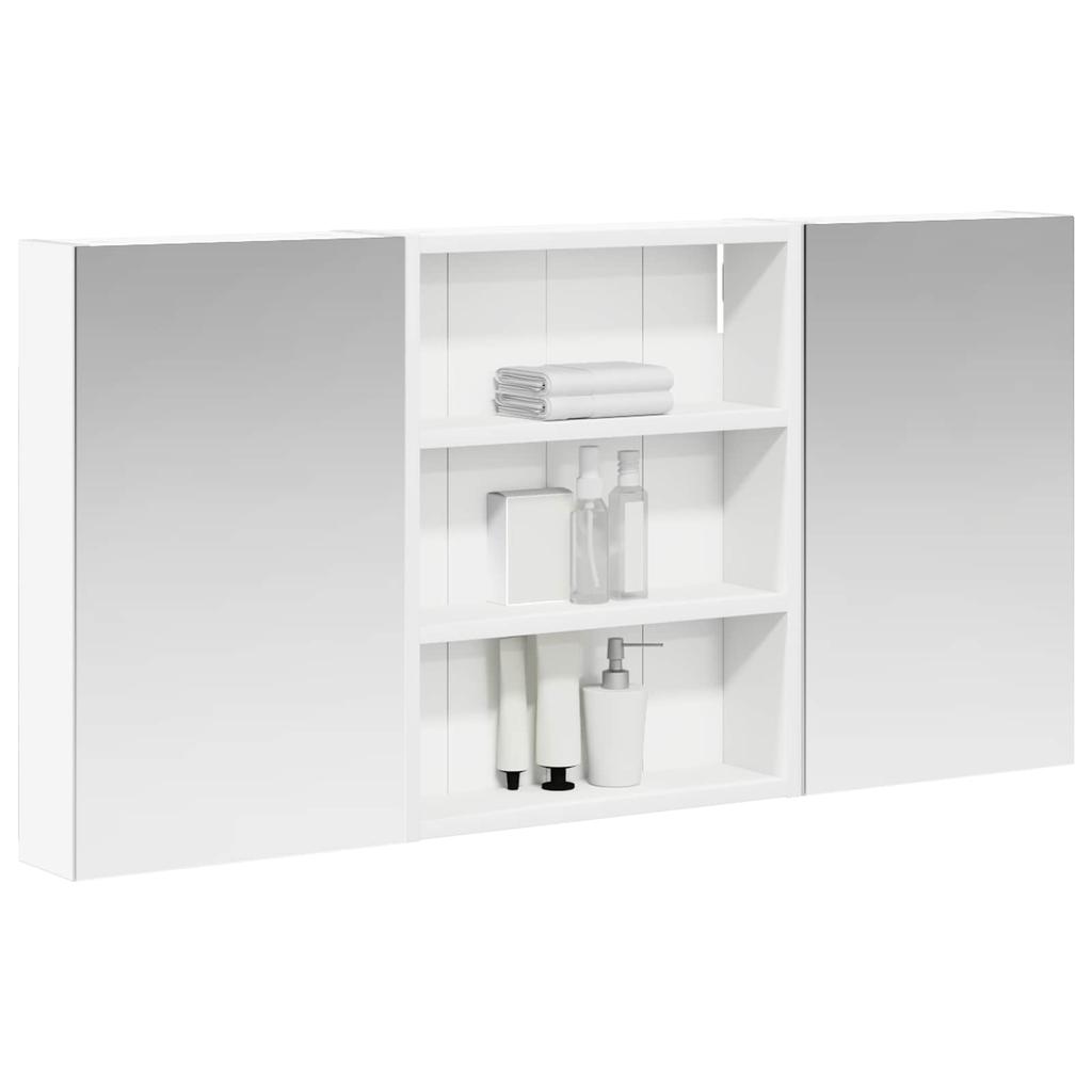Bathroom Cabinet Set 3 Pcs 100 X 10.5 X 50 Cm Particleboard
