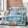 Seaside Resort Style Customize Your Name Blanket Warm Comfortable And Soft Blankets Are Suitable For Home Lunch Break Blanket Office Sofa Sofa Gift To
