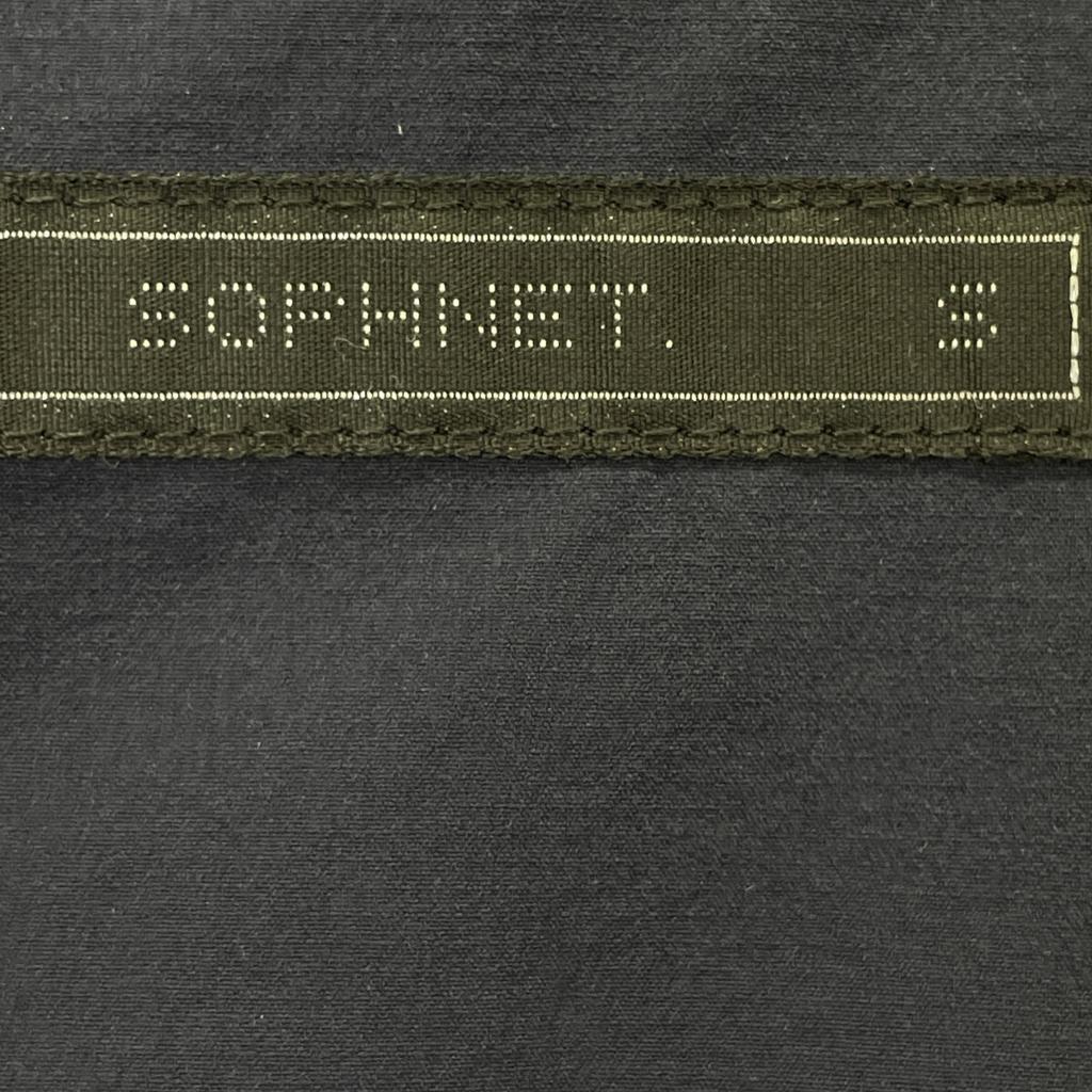 SOPHNET. 242040 Navy STRETCH TECH Long Sleeve Shirt tops S NavyUsed