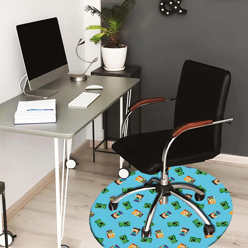 1pc Round carpet, Perfect for Decorating Chairs, Living Rooms, Or Bedrooms, for Living Room.155 80cm by 80cm