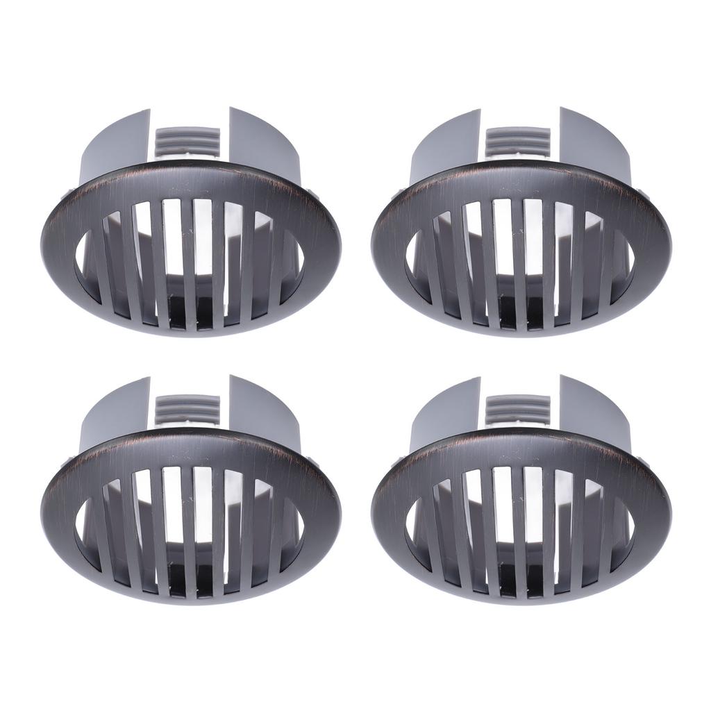 4Pcs 3in 76mm RV Air Louver Ceiling Vent 316 Stainless Steel Boat Ventilation Cover Round Air Vent Louver for Yacht