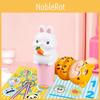 Educational Toy Kit Featuring Waterresistant Plastic Stamps For Childrens Learning Fun
