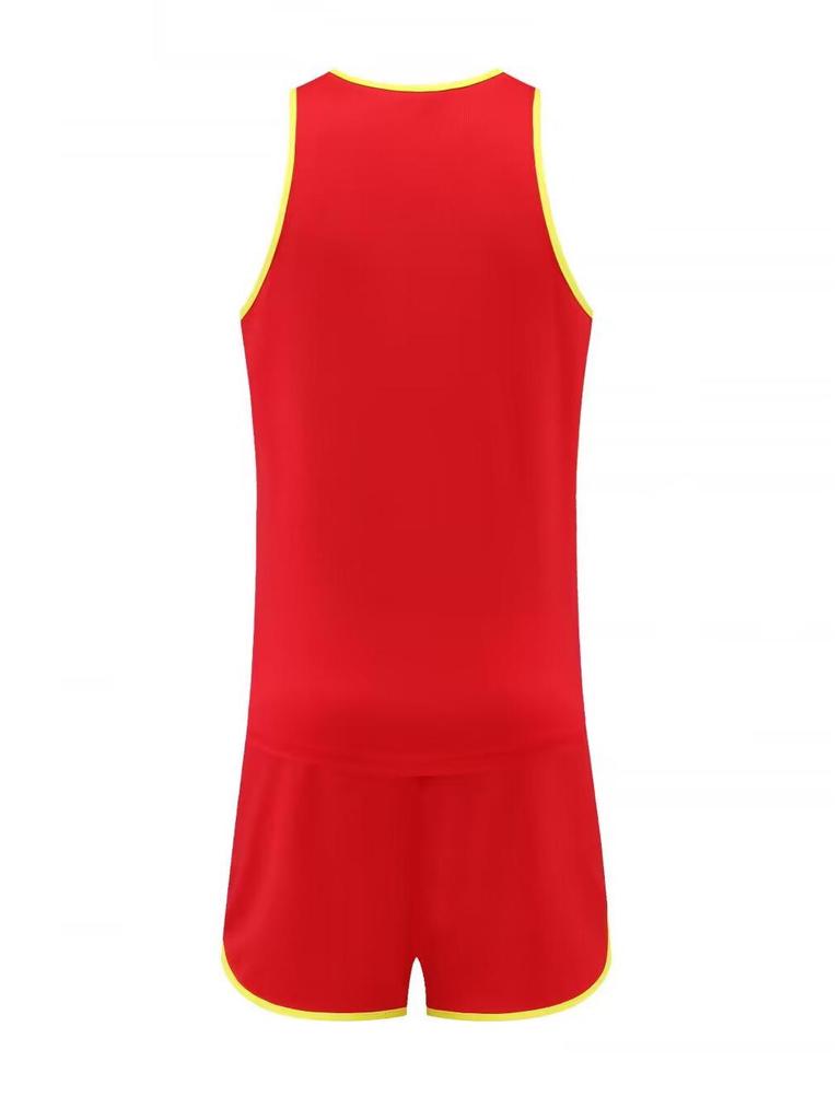 Unisex Quick-Dry Sweat-Wicking Track and Field Training Uniform Set