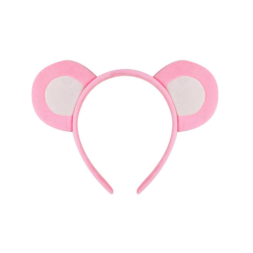 Cartoon Bear Ears Headband Bows Tie Mini Skirt Fashionable Soft Fabric Hair Accessory for Women and Kids