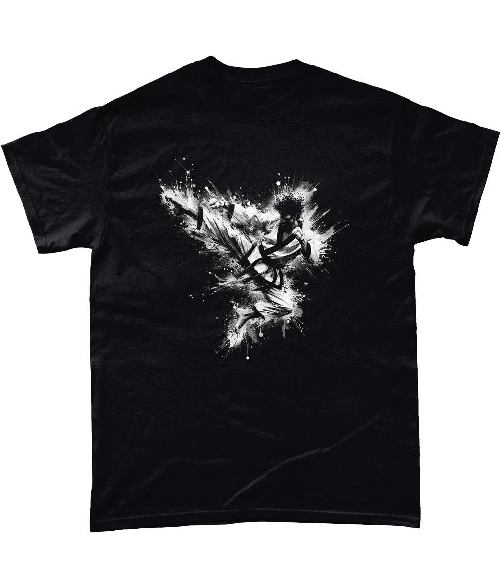 

Martial Arts T Shirt Taekwondo Karate Kung Fu Kyokushin Japan Korea China L
