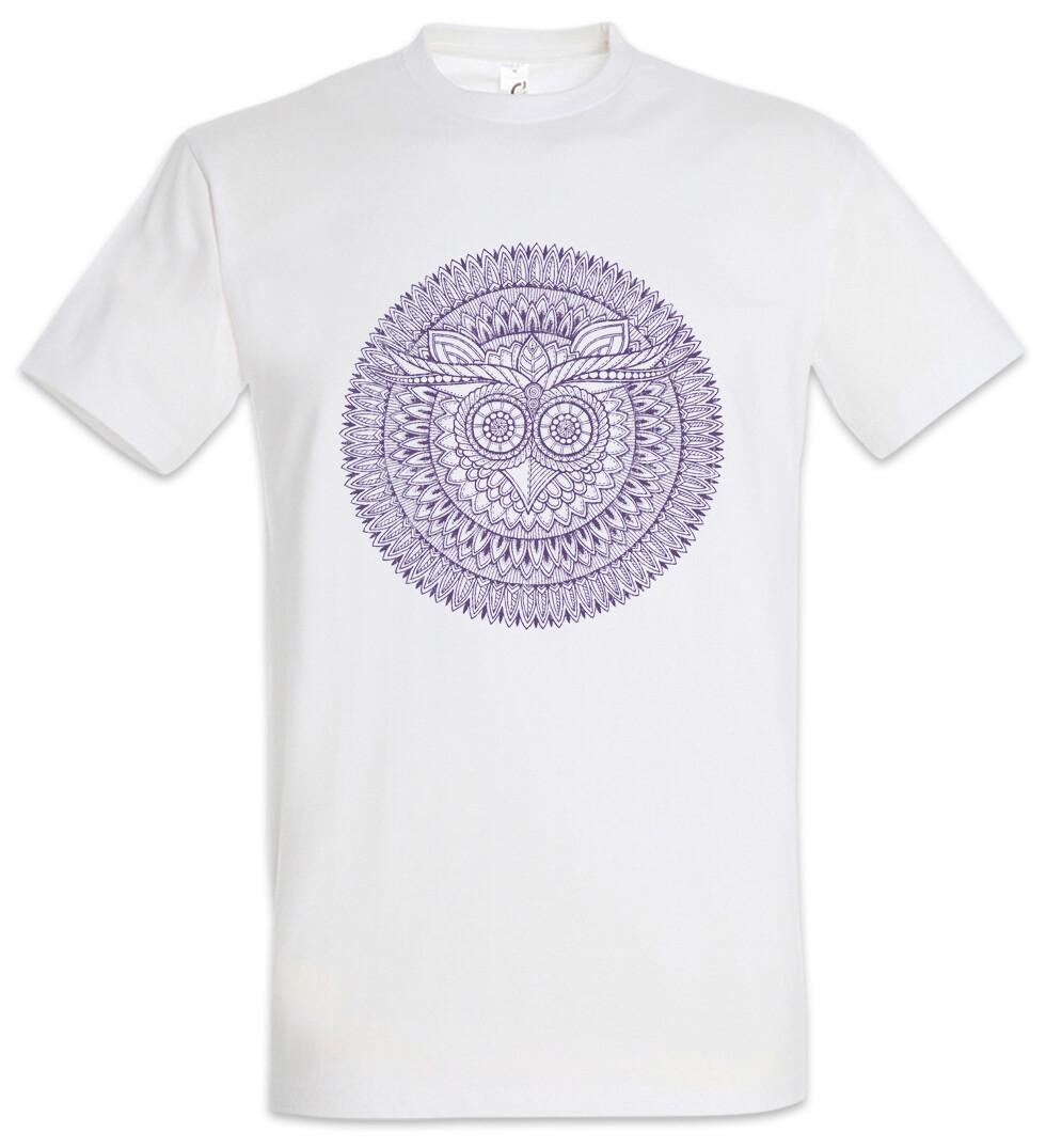 Owl Circle T-Shirt Celtic Yantra Hinduism Buddhism Hindu Shiva Buddha India Om S