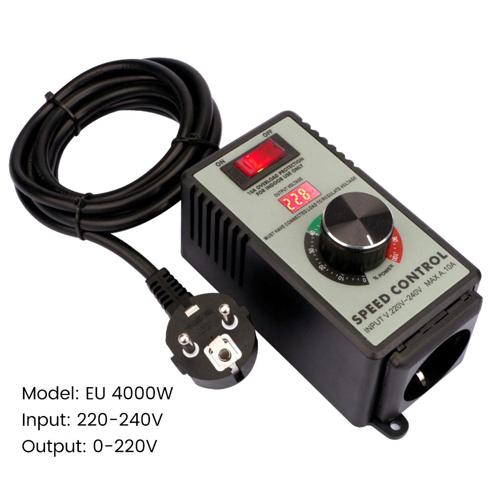 111V 111V 1111W Motor Speed Controller Switch Electric Router Angle Grinder Governor Voltage Regulator Switch Tool LED Display