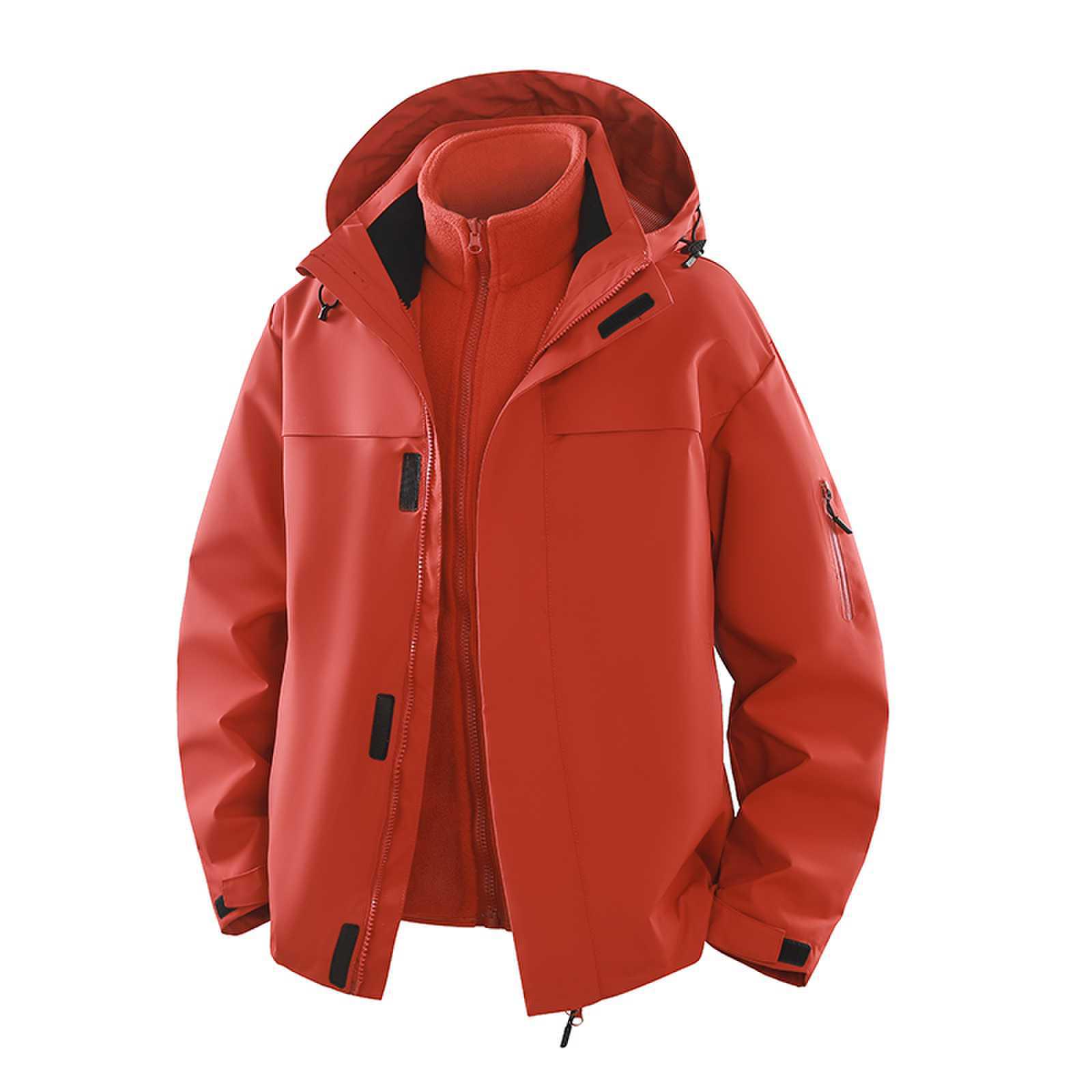 

Men s 3-in-1 Windproof Jacket - Detachable, Versatile Outerwear for Autumn and Winter 3XL