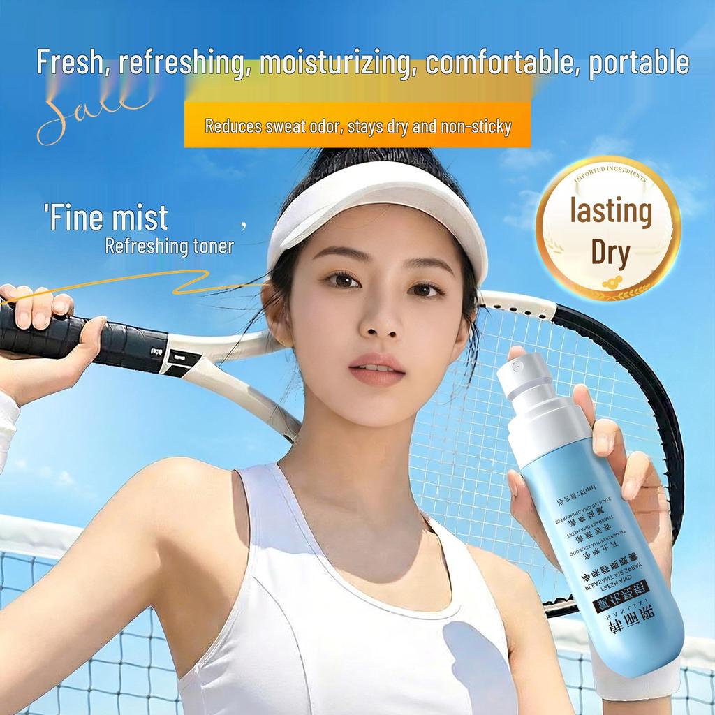 Han Lixi Aluminum Chlorohydrate Deodorant Spray: Refreshing, Long-lasting Fragrance, Antiperspirant, Eliminates Foot Odor