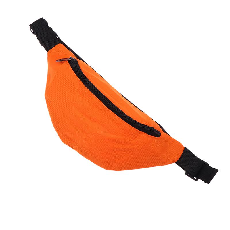 Orange Oxford Waterproof Waist Bag  Crossbody Chest Bag Cycling Hiking Sport Workout Belt Bag Multi-Functional Waist Bag