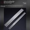 1Pair Stainless Steel Chopsticks Non Slip Tip Heat Resistant Reusable Dishwasher Safe For Home Asian Restaurant Daily Use