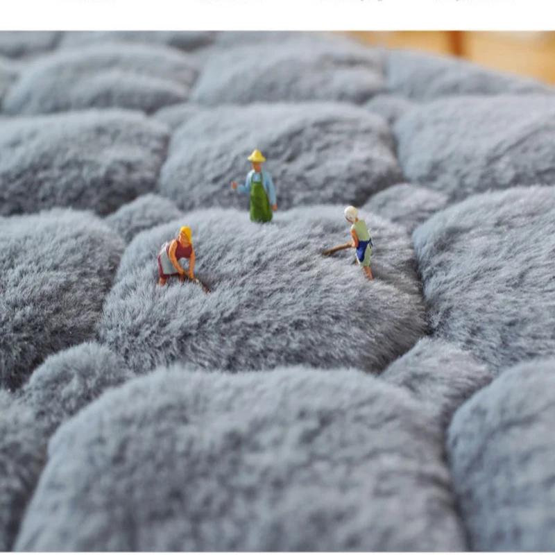 Massives, langes Bankkissen aus Plüsch, Mahagoni-Bankkissen, verdicktes, individuelles Sitzkissen aus Holz für Sofas und Stühle für den Winter