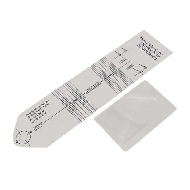 

Acrylic Gauge Ruler Calibration Distance Gauge for Record Player Turntable Phonograph Pickup Cartridge Protractor Tool 1