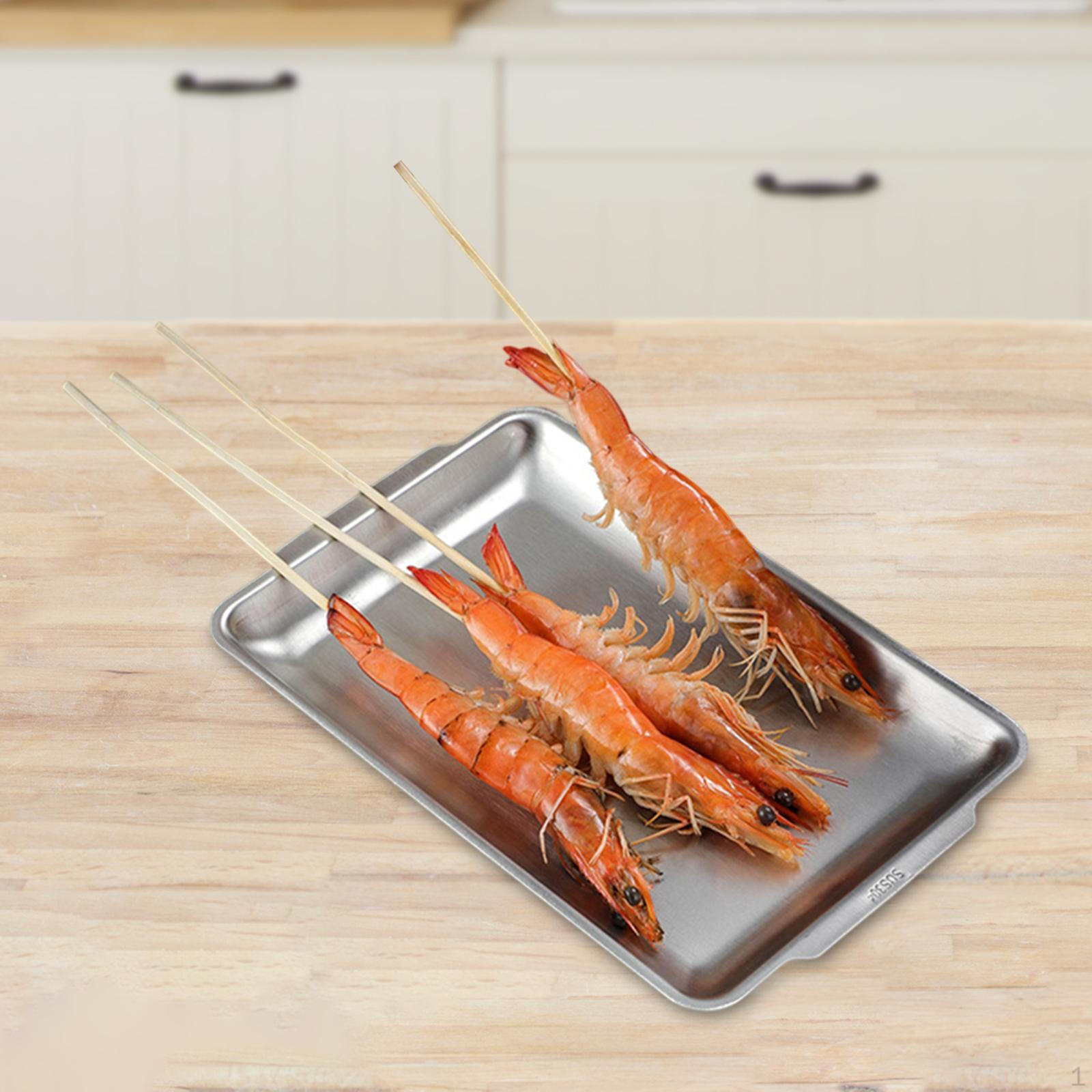 

Декоративный органайзер-лоток для сервировки из нержавеющей стали для коммерческого использования 36x20cm