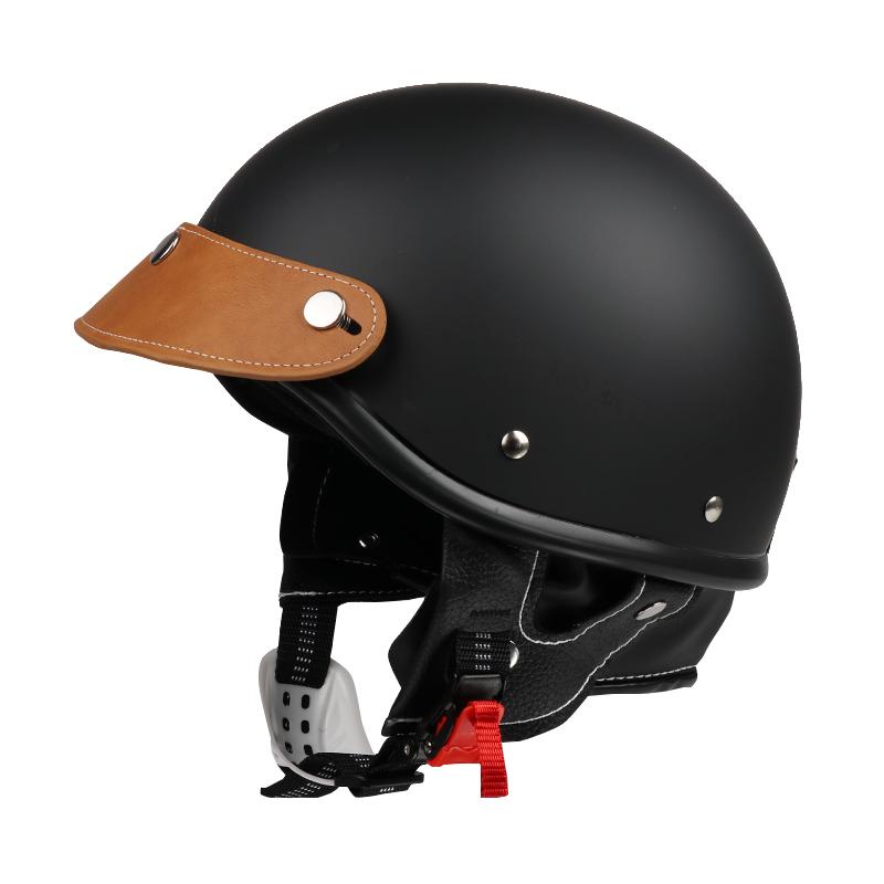 Vintage Japanese Motorcycle Helmet Cruiser Half Helmet Unisex Adult Child All Seasons Summer Simple Stylish Protection L09