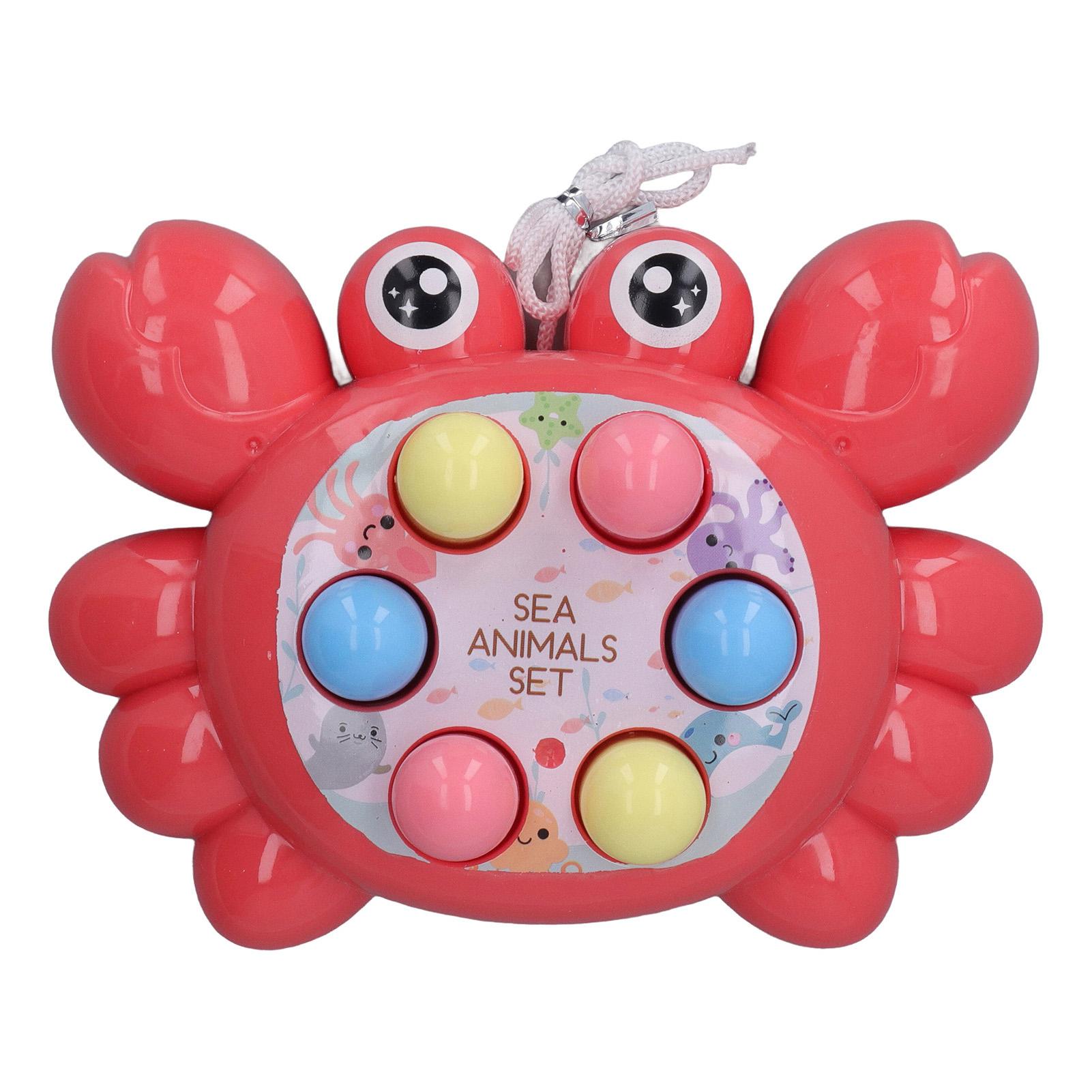 

Baby Hammering Game Crab Shaped Colorful Improve Coordination Pounding Educational Toy