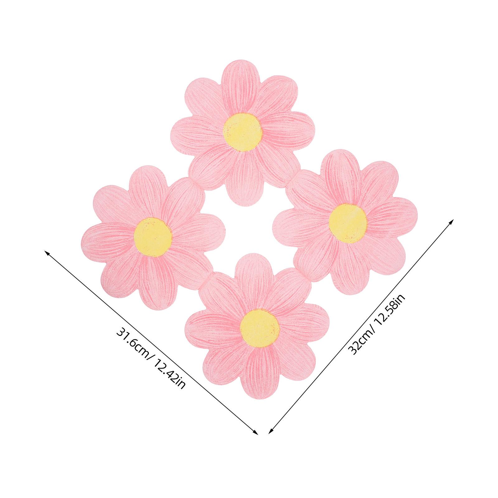 

40 Sheets Daisy Floral Napkins for Birthday Party Wedding Decorative Tableware Spring Theme Garden Gathering Festive Dinner Use рожевий