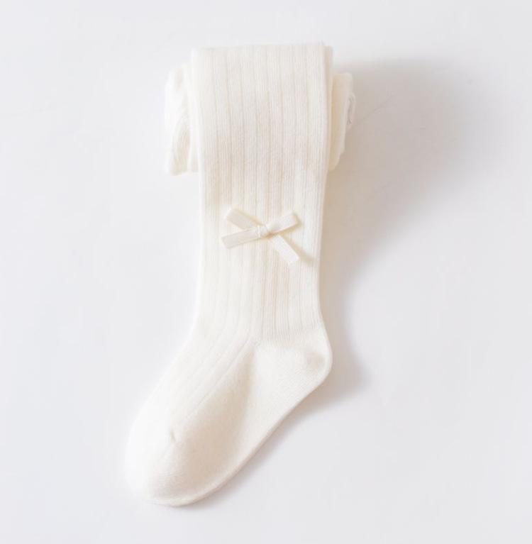 2025 A/W Baby Strampler mit Schleife aus gekämmter Baumwolle - Neugeborene Unifarbene PP-Hose für Frühling/Herbst