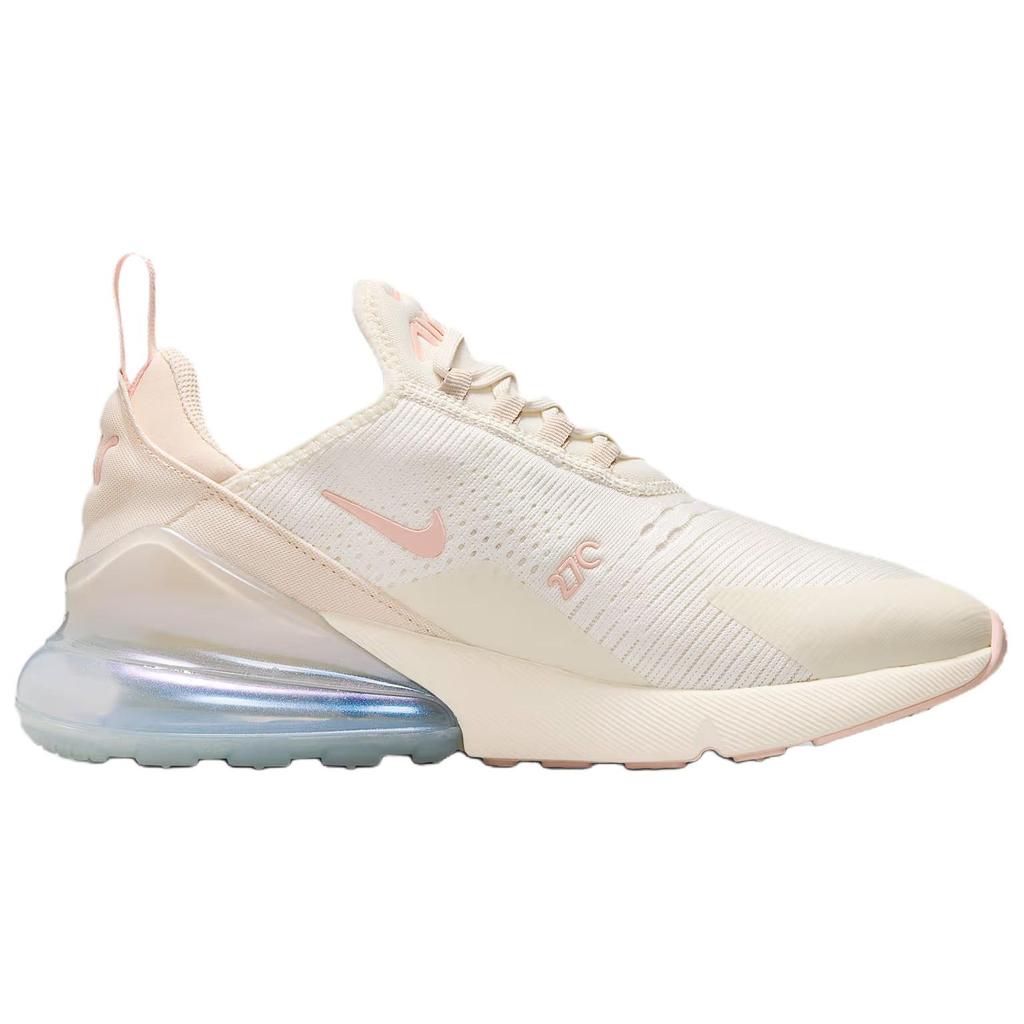 Nike Adidași Air Max 270 Soft Pearl pentru femei, cremă, alb perlat, argintiu metalizat, IH5966-001