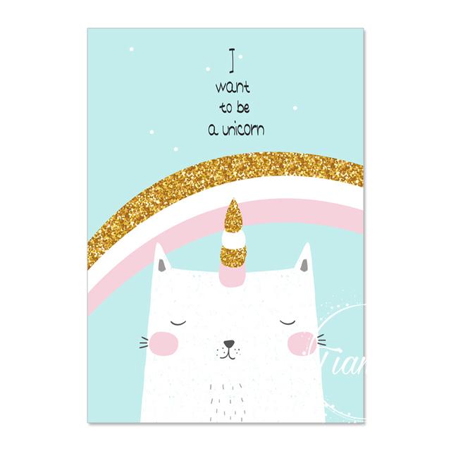 Nordic Decoration Sheets Picture Wall Art Poster Children's Canvases Room Paintings For Nursery Decorative Prints Wall Posters No Frame