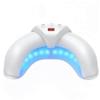Halve Maan Vorm Opvouwbare Mini Nagellamp LCD Scherm 22-LED UV Droger voor Teennagels/Vingernagels, 18 Blauw