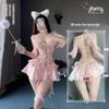 Ruo Lan Backless Pearl Sparkle Butterfly Lingerie Set 9224
