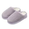 Mao Mao slippers autumn and winter 2025 new velvet warm home non-slip soft sole solid color shoes cotton mop