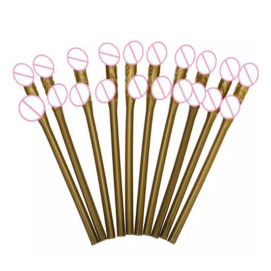 Fun Drinking Straws for Bachelorette Parties 18cm Unique Willy Cocktail Straws Reusable Novelty Sucking Drinking Straw Hen Night Bar Supplies