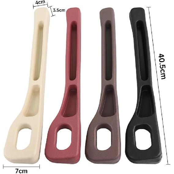 Compatible for Nissan Qashqai J10 J11 J12 Xtrail T30 T32 Patrol Y61 Y62 Juke Leaf ZE0 Serena Versa Xterra Sentra Car Seat Sealing Strips(Black 2PCS)