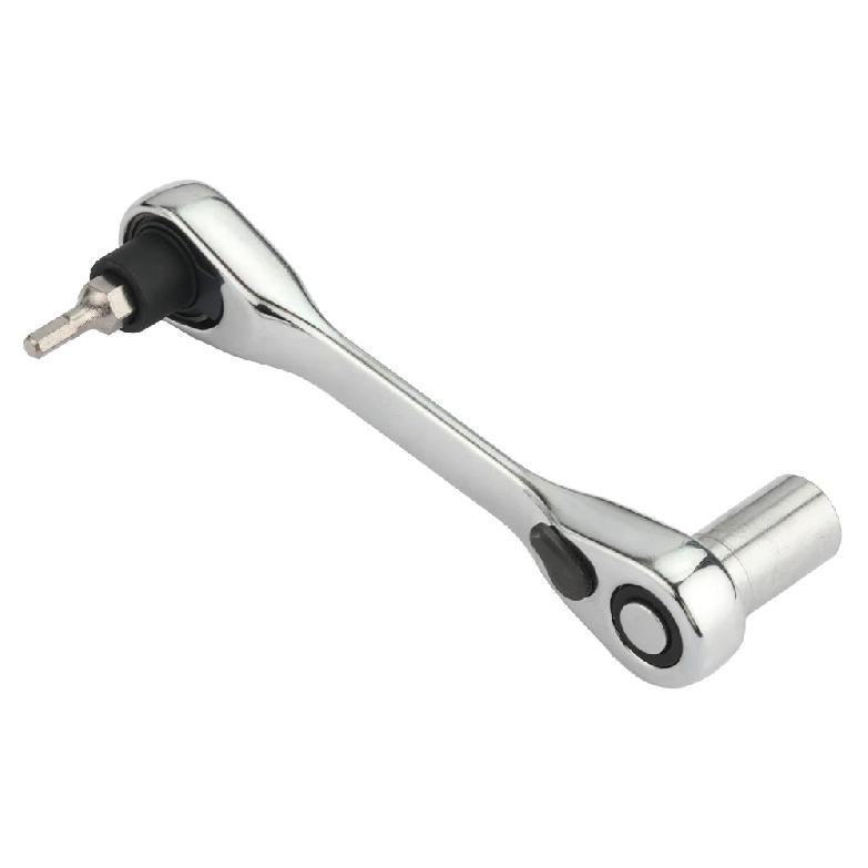 Bicycle Mini Socket Ratchet Wrench 72-tooth Double Ended Optional Screwdriver Hex Torque Spanner Car &Bike Quick Repair Tool