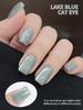 2025 Trendy Mint Mambo Porcelain Glass Bead Cat Eye Gel Polish