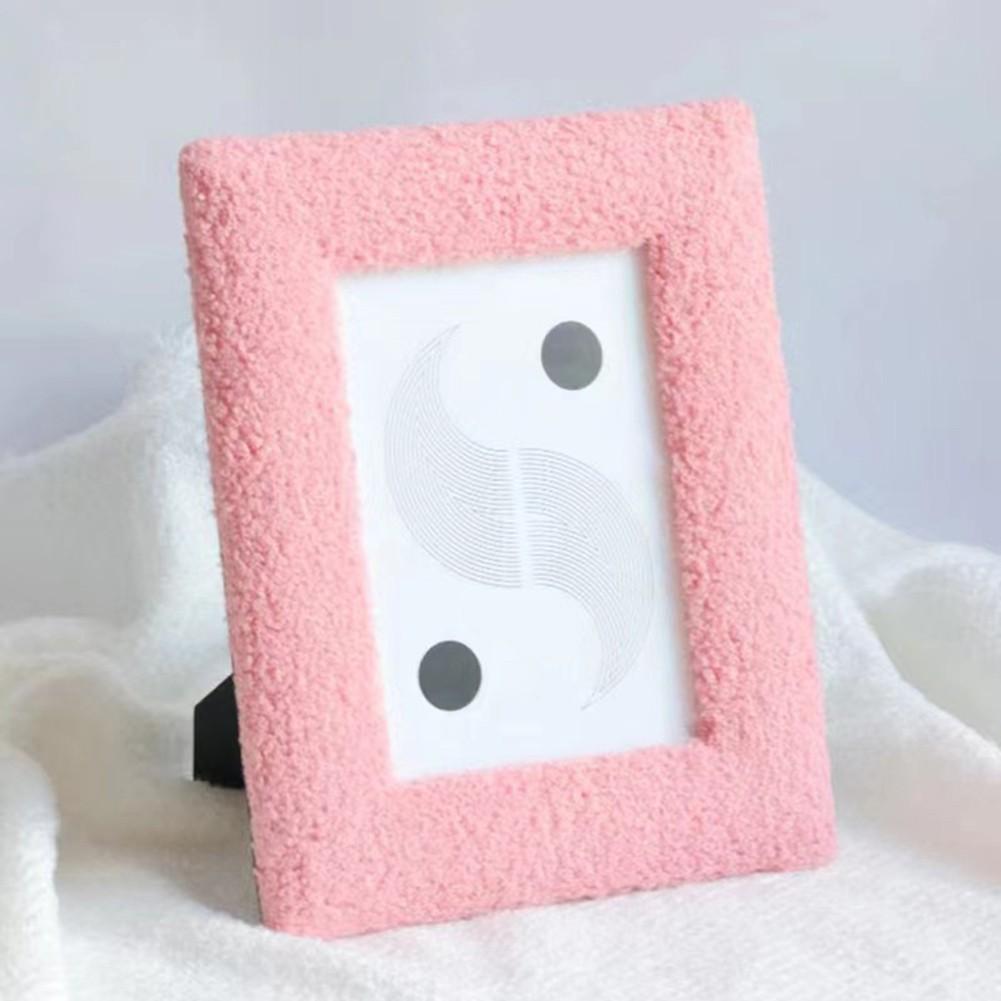 10*15cm Photo Frame 6 Inch Artificial Board + Plush