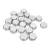 20pcs 5ml Empty Aluminum Round Tins with Screw Top Lids Reusable Aluminum Tin Jar Refillable Containers
