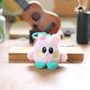 Cute Adorable Big-eyed Kirby Plush Toy Keychain Soft Short Plush Green Grey Pink