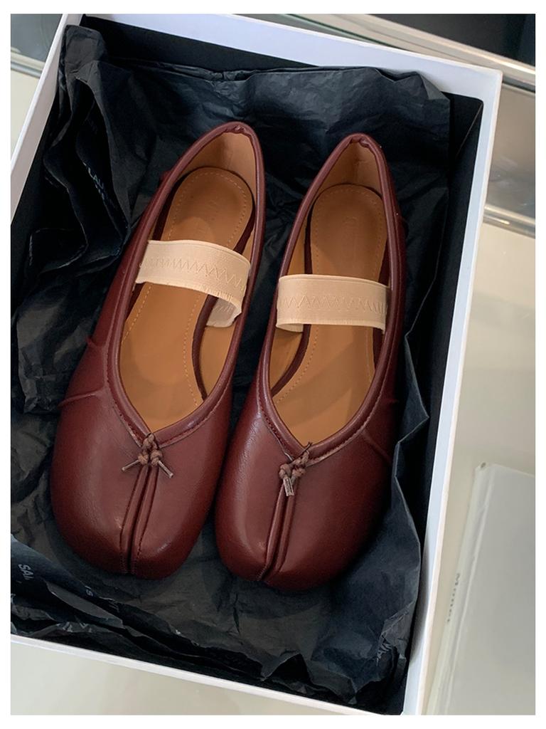 2025 Fashion Brand Tabi Ninja Shoes Woman Flats Ballet Split Toe Ballerinas Ladies Loafers Tacones Female Moccasins Sliver Mujer