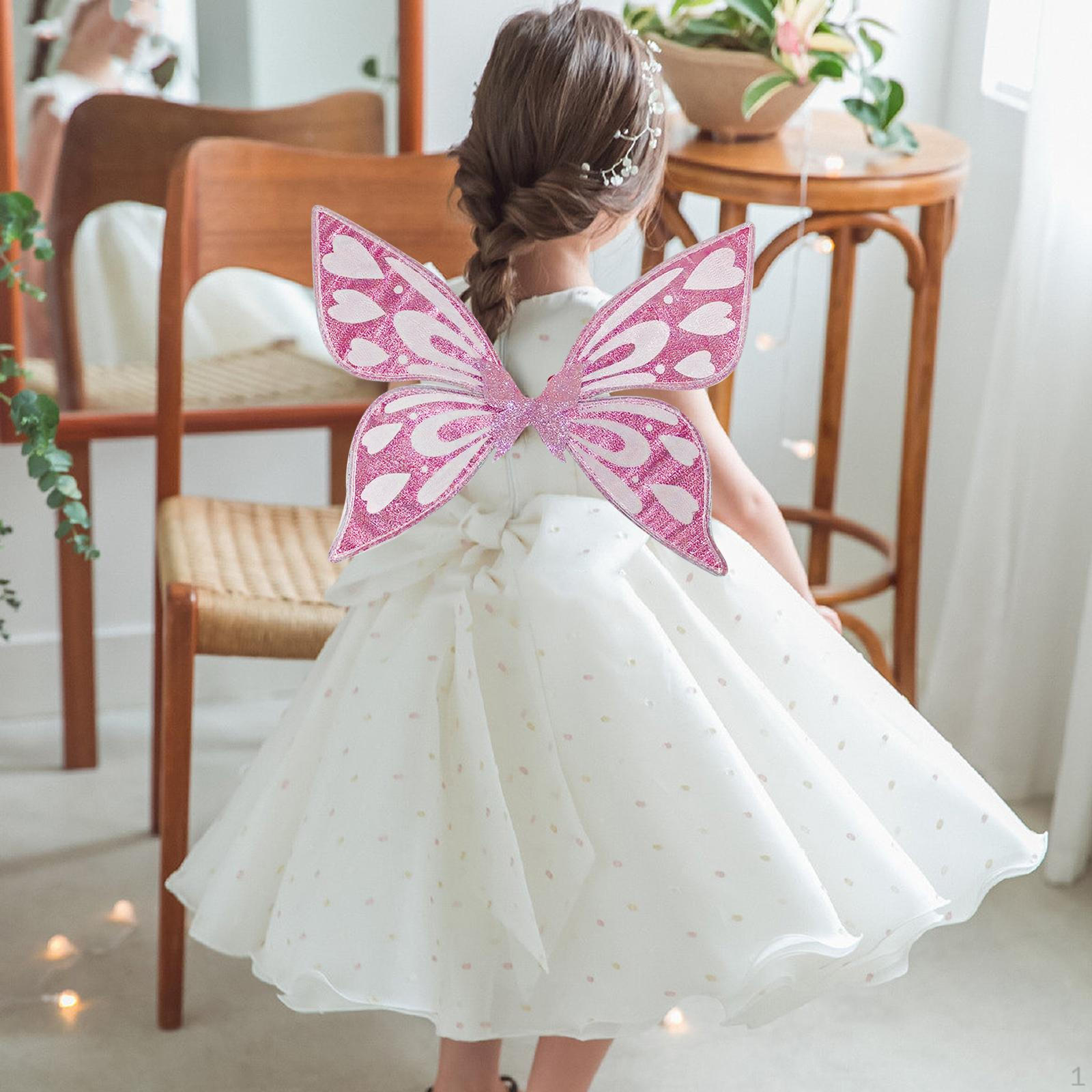 Крылья Феи Бабочки, Наряд Принцессы Сверкающие Ангельские Крылья с