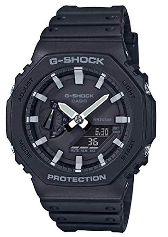 

Casio Black Watch with Neobrite Carbon Core Guard G-Shock GA-2100-1A Analog-Digi Men s [Used]