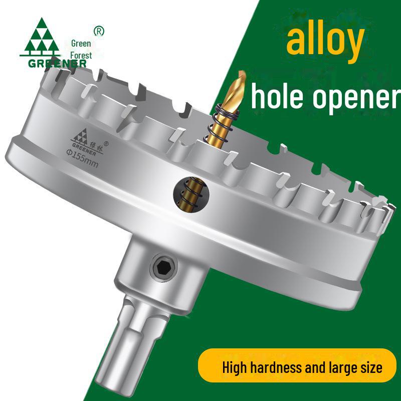 Green Forest Multifunktionaler Edelstahl-Bohrer zum Aufweiten und Stanzen von Metall