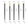 Chopsticks Reusable Fiberglass Dishwasher Safe 9.6 Inch/24.3cm Matte Non-Slip Family/ Hotel/ Restaurant Japanese Chop Sticks