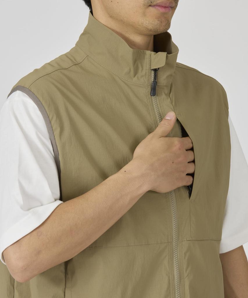 Snow Peak New Standard Utility Vest and Size S NSD-JK-25AU003, Men's Women's, Black,