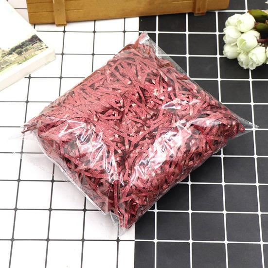 Crinkle Paper Universal Reliable Lightweight Raffia Paper DIY Gift Box Filling Raffia Paper Shredded Raffia Paper for Christmas