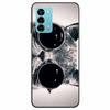 Custodia per ZTE Blade V40 Vita Fiore Marmo Nero Paraurti Morbido TPU Silicone Cover per ZTE V 40 Vita / Blade V40 Vita Custodie per Telefono
