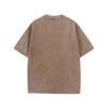 Creative Interesting Letters Casual T-shirt Men'S Pattern Printed Washed Cotton T-shirt,High-quality Thickened Washed Cotton Heavy,Cotton Street Style