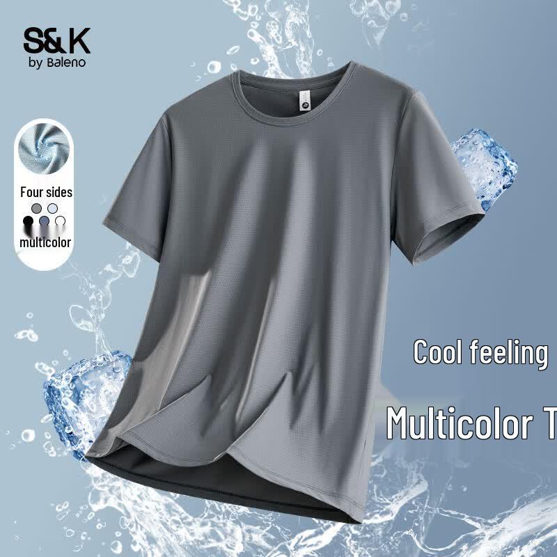 

Baleno Men s S&K Ice Silk Casual Sports T-Shirt XL