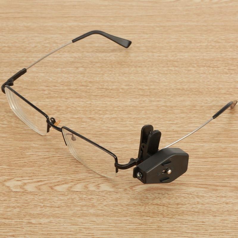 New Lamp Glasses LED Clip Adjustable Book Mini Light Universal Reading Eyeglass