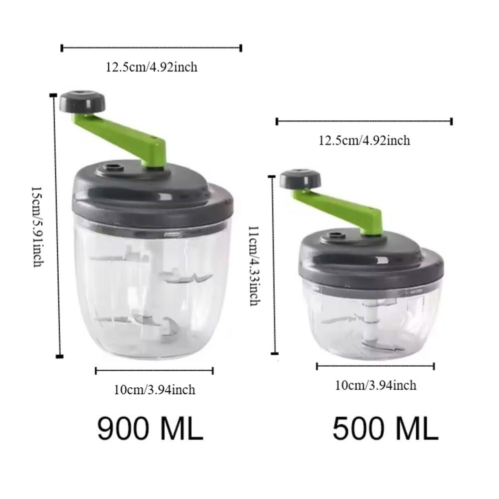 Efficient Manual Vegetable Chopper Labor-saving Garlic Crusher Household Onion Cutter Canteen
