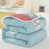 Class A 100% Cotton Six-Layer Gauze Blanket for Children - Lightweight Air Conditioning Quilt, Available In Single/Double Sizes for Summer