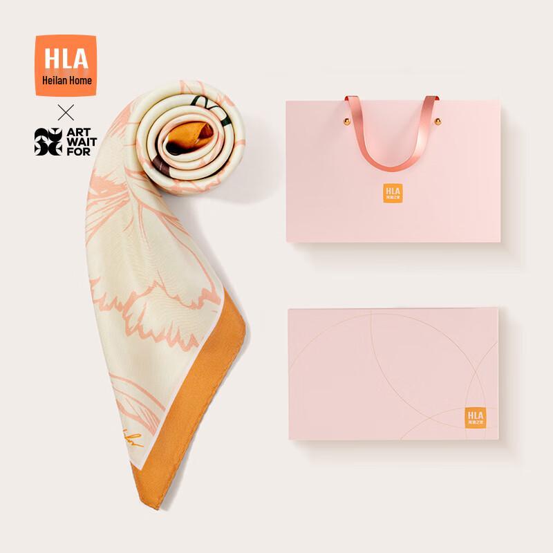 

Heilan Home Women s Mulberry Silk Square Scarf One Size