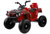 Quad BDM0906 Electric Ride On Vehicle Pumped Wheels - Red