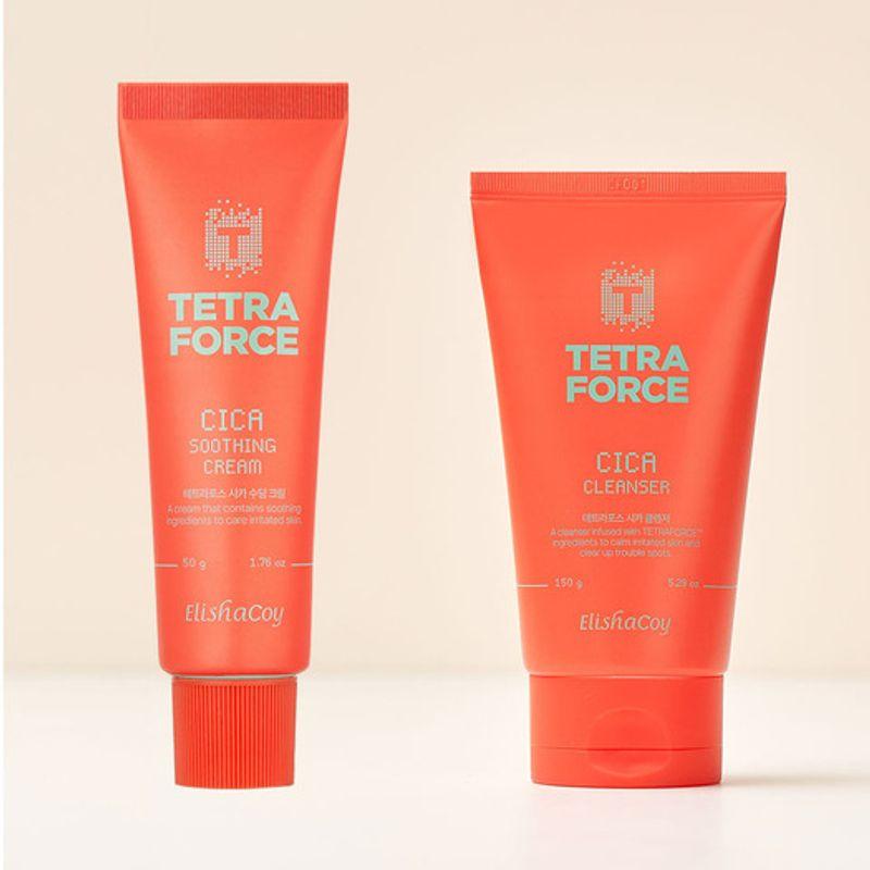 TETRAFORCE Cica Soothing Cream 50g + Cica Cleanser 150g single